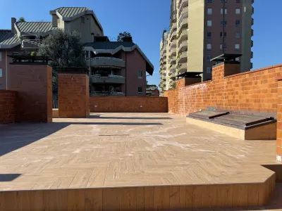 Renovated Terrace with San Siro Stadium Views in Milan