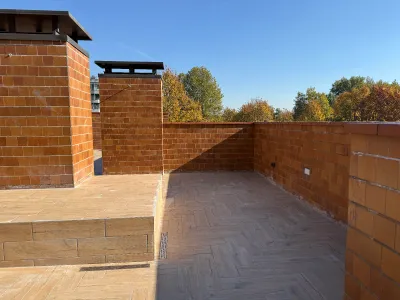 Renovated Terrace with San Siro Stadium Views in Milan