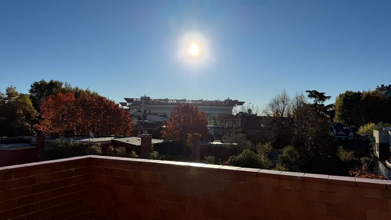 Renovated Terrace with San Siro Stadium Views in Milan