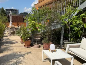 Renovated Terrace with San Siro Stadium Views in Milan