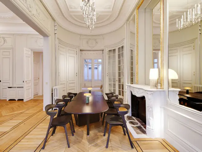 Appartement haussmannien pour événements dans le 2e arrondissement de Paris