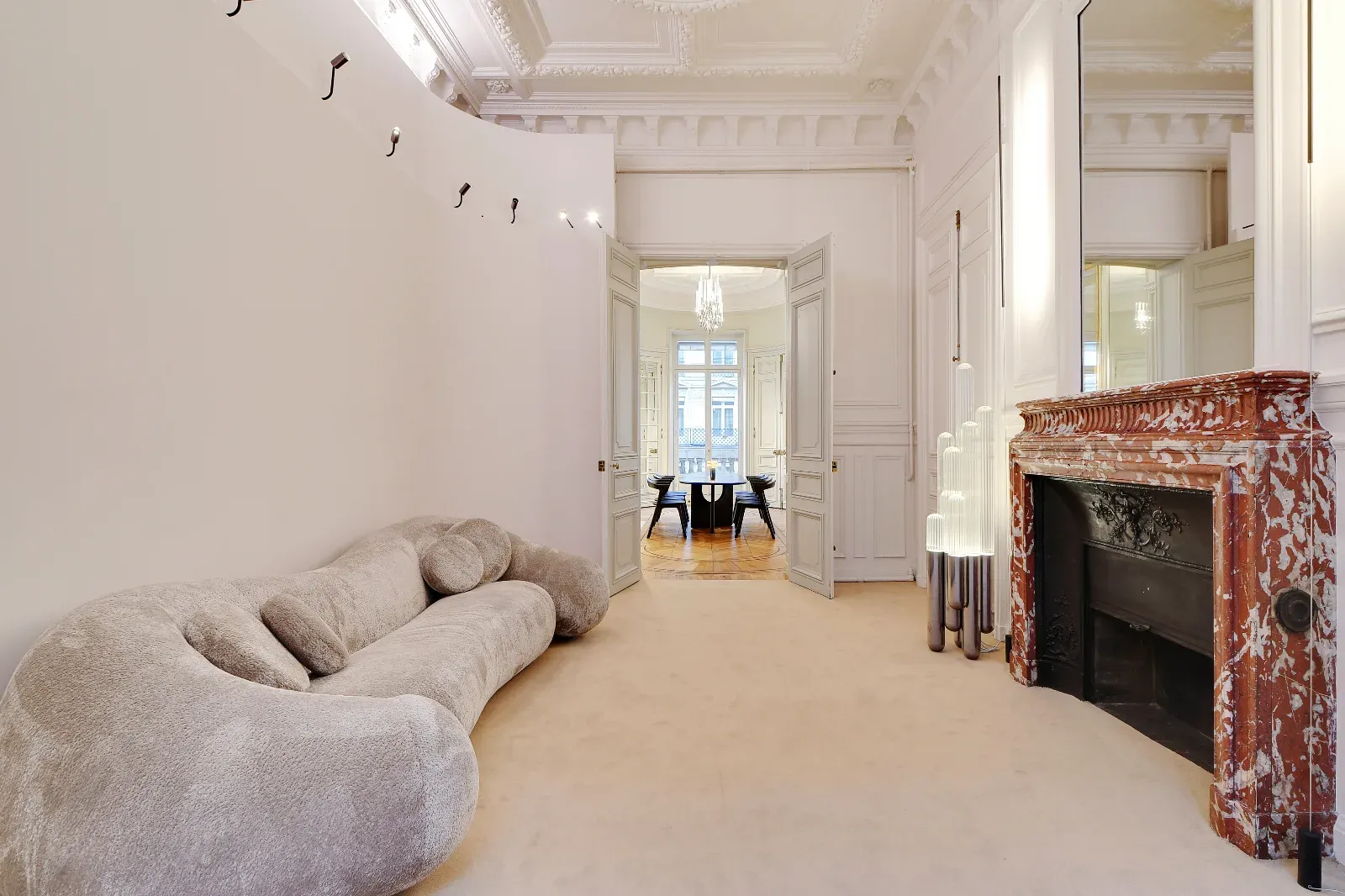 Appartement haussmannien pour événements dans le 2e arrondissement de Paris
