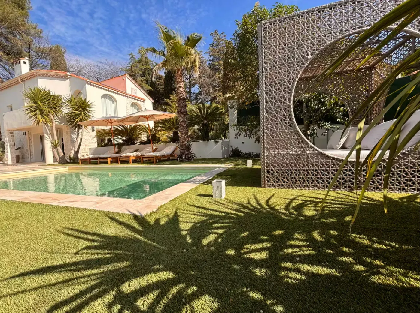 Villa avec Piscine Chauffée & Jardin Méditerranéen à Cagnes-sur-Mer