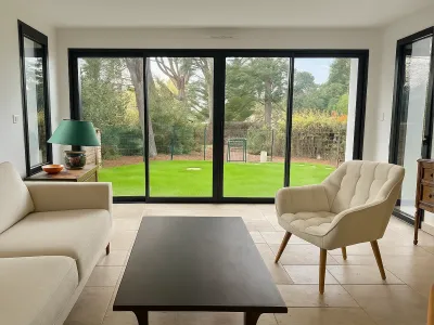 Modern Beach House in La Trinité-sur-Mer with Sea View & Private Suites