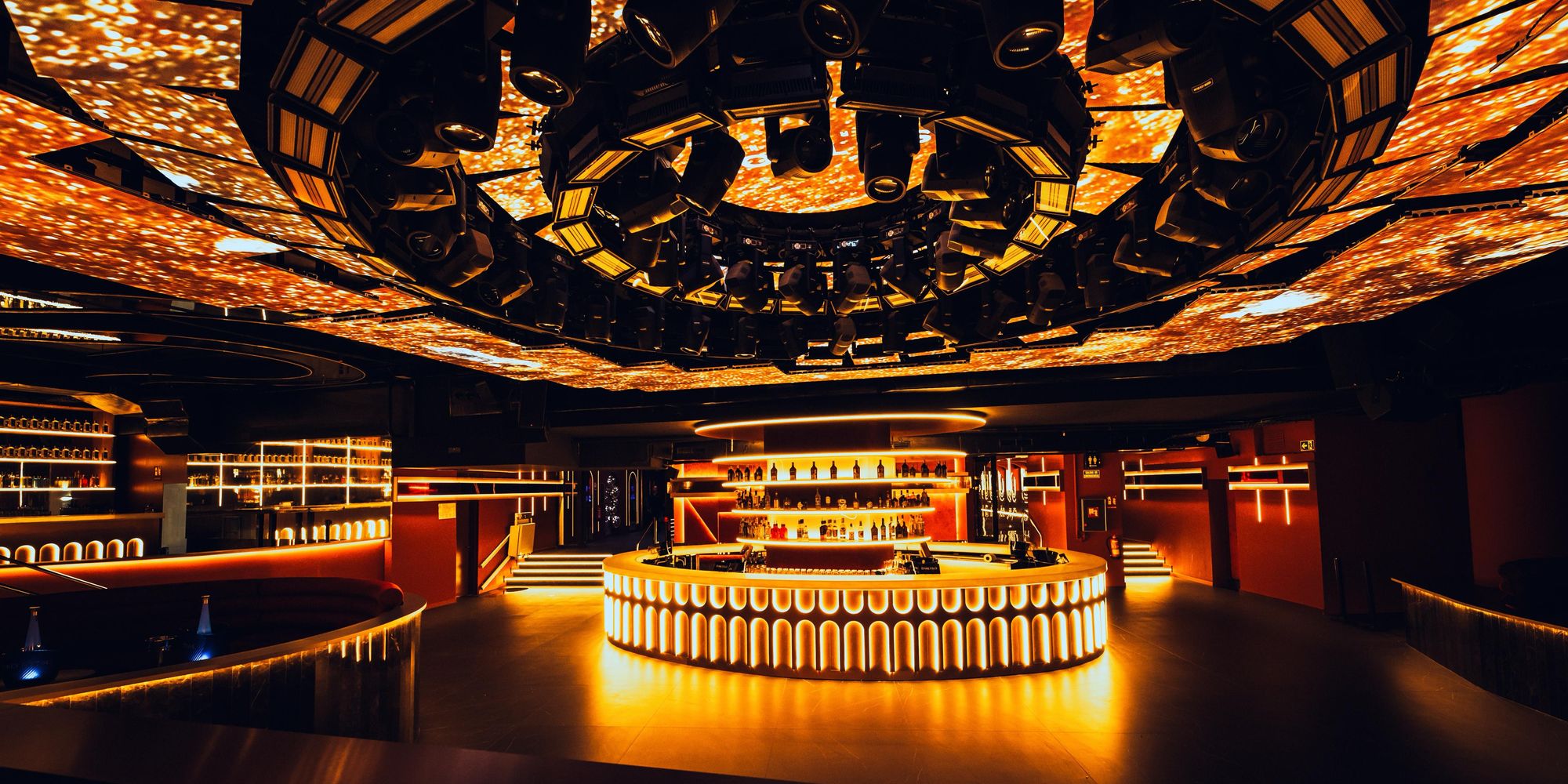 Barcelona exclusive corporate event venue with LED screens and VIP areas