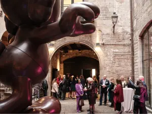 Historic Gothic Quarter Venue with KAWS Sculpture & Contemporary Art