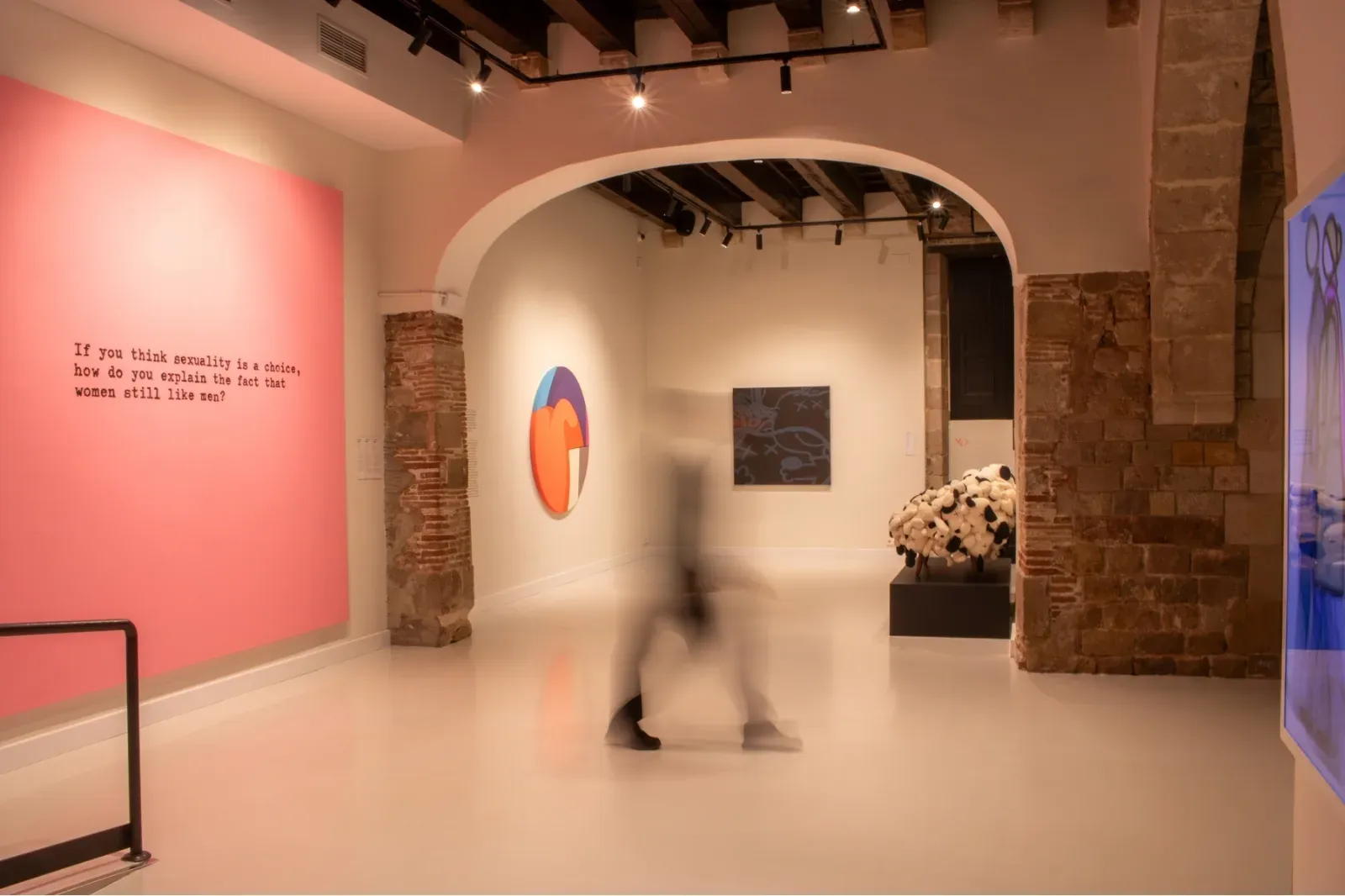 Historic Gothic Quarter Venue with KAWS Sculpture & Contemporary Art