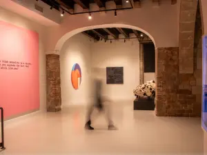 Historic Gothic Quarter Venue with KAWS Sculpture & Contemporary Art