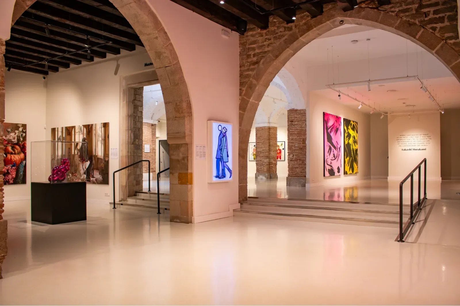 Historic Gothic Quarter Venue with KAWS Sculpture & Contemporary Art