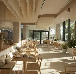 Contemporary Restaurant at Port Olímpic Barcelona