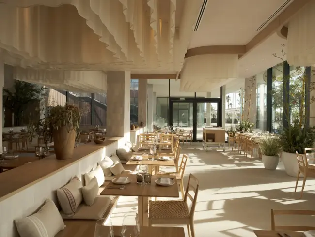 Contemporary Restaurant at Port Olímpic Barcelona