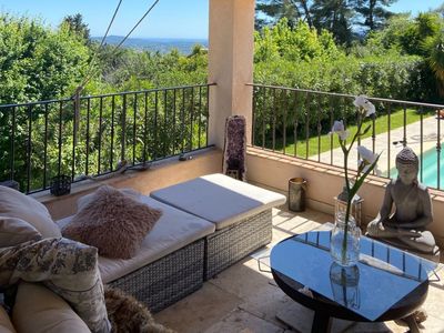 Large terrace with panoramic views