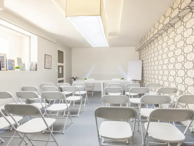Scandinavian Room with Natural Light for Events in Paris