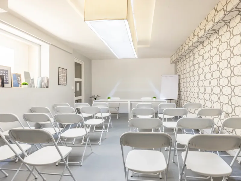 Scandinavian Room with Natural Light for Events in Paris