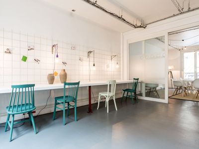 Luminous Mezzanine Event Space in Paris