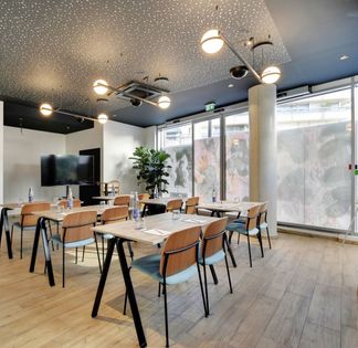 45 m2 Meeting Room in Paris with Parquet Flooring & City View