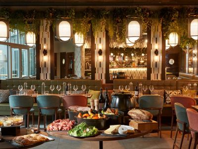 Glass-Roofed Parisian Venue with Private Bar & Lounge