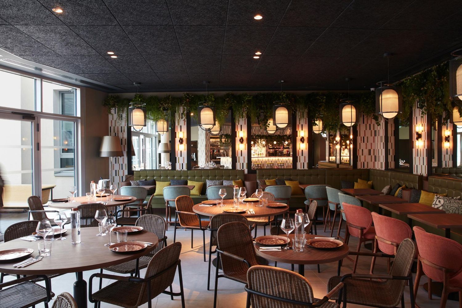 Glass-Roofed Parisian Venue with Private Bar & Lounge