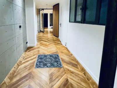 Atypical Duplex with Glass Roof & Vaulted Cellar in Le Marais