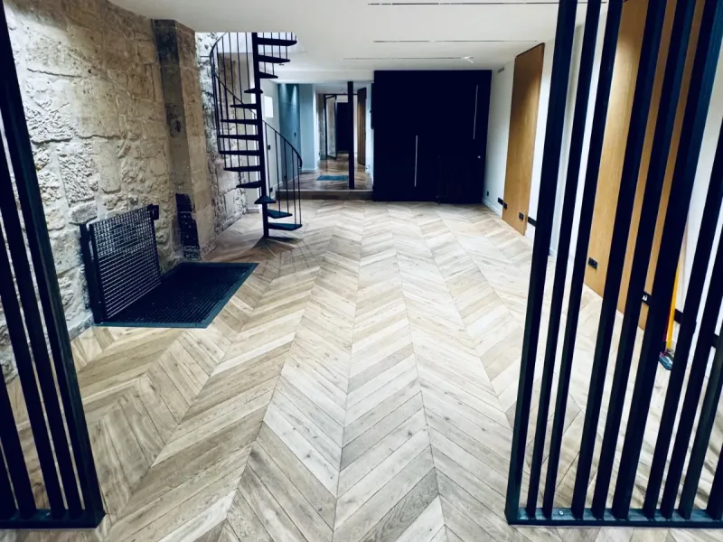 Atypical Duplex with Glass Roof & Vaulted Cellar in Le Marais