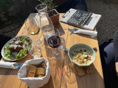 Enclosed Garden with Olive Tree for Events up to 70 People