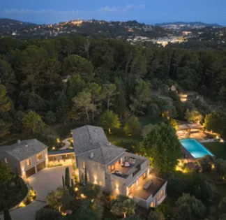 Exceptional Villa Estate with Olive Grove & Panoramic Views near Mougins
