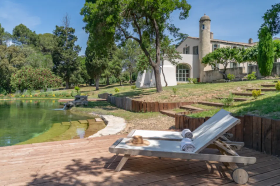 Chateau in Camargue: Historic 6-Bedroom Estate with Natural Pool