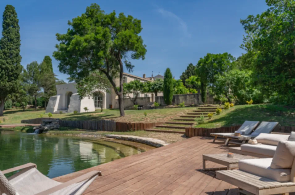 Chateau in Camargue: Historic 6-Bedroom Estate with Natural Pool