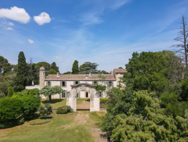 Chateau in Camargue: Historic 6-Bedroom Estate with Natural Pool
