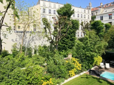 18th Century Parisian House with Private Garden & Heated Pool for Events