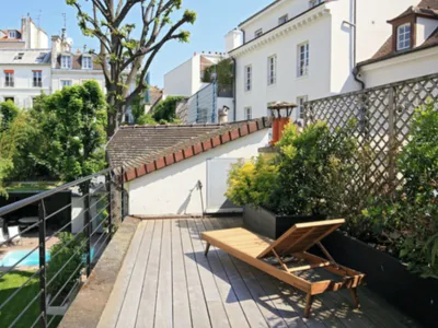 18th Century Parisian House with Private Garden & Heated Pool for Events