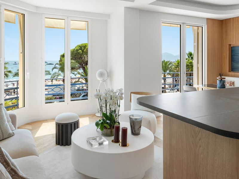 Croisette Nice 2 Bedroom Apartment with Balcony | Luxury Cannes Venue