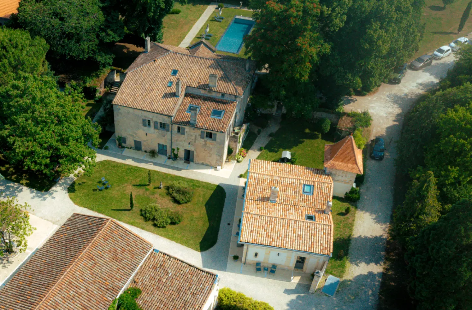 Elegant 19th-Century Charterhouse in Bordeaux Vineyards