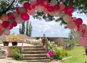 Reception room facing the Alpilles in the countryside