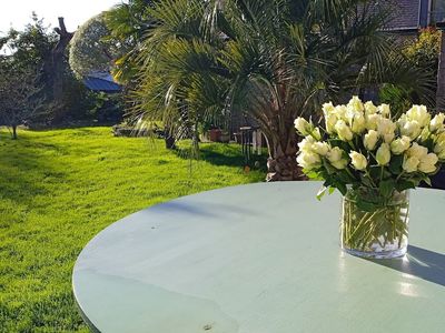 Breton Cottages with Rare Trees & Pool for Photoshoots