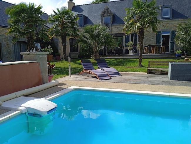 Breton Cottages with Rare Trees & Pool for Photoshoots