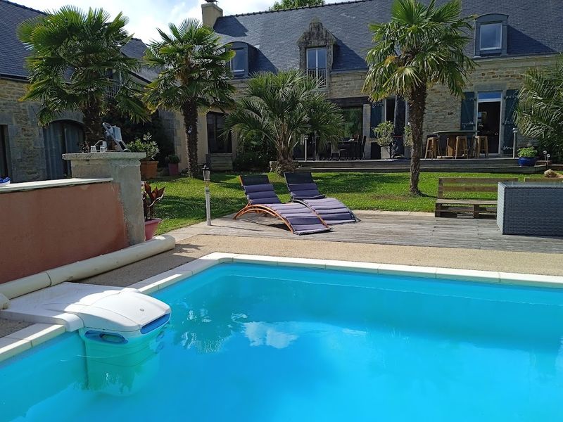Breton Cottages with Rare Trees & Pool for Photoshoots