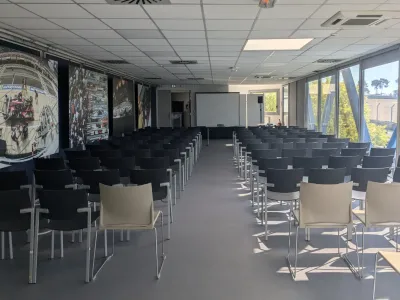 Elegant Event Rooms with Panoramic Circuit Views at Le Mans