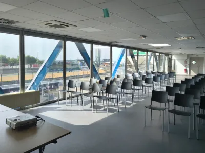 Elegant Event Rooms with Panoramic Circuit Views at Le Mans