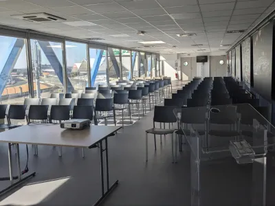 Elegant Event Rooms with Panoramic Circuit Views at Le Mans