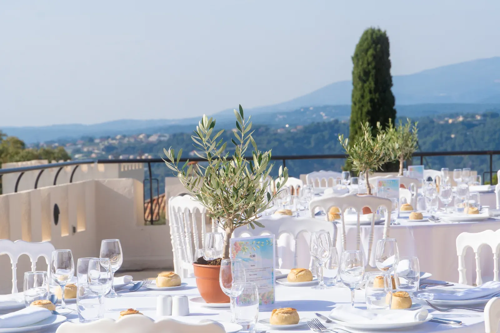 Château with Panoramic Terrace for Events in Nice