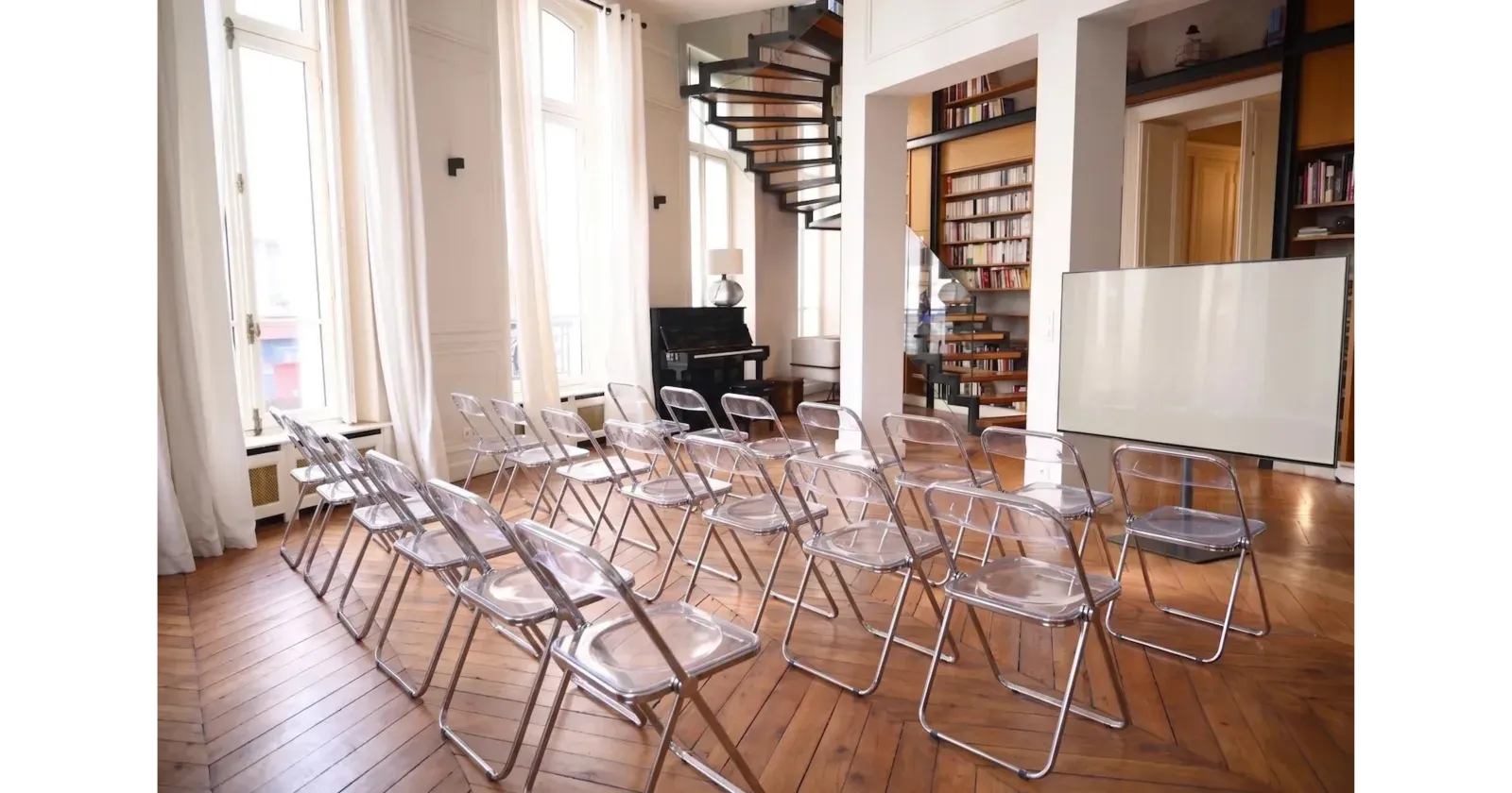 Haussmann-Style Duplex for Private Events in Paris