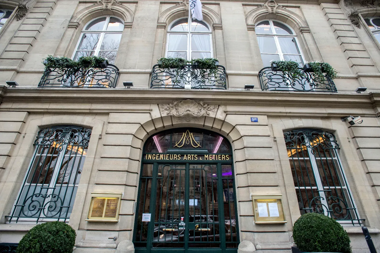 Elegant 19th Century Hotel Venue with Eiffel Tower Views in Paris