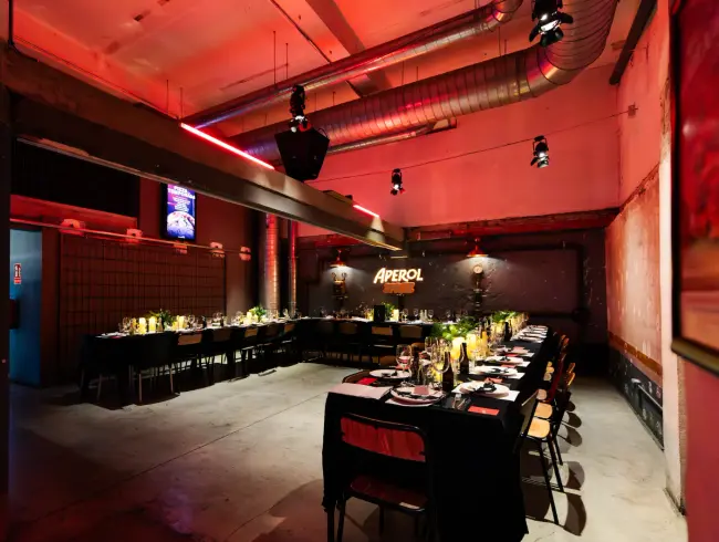 Urban Neapolitan-Inspired Venue for Corporate Events in Barcelona