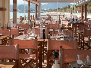 Mediterranean Culinary Gem: Beachfront Venue for Events in Cannes