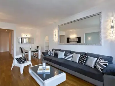 Luxury Cannes Apartment with Port View | 110m² Renovated Space