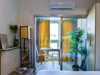 Studio with Loggia in Cannes' Carré d'Or | Steps from Palais des Festivals