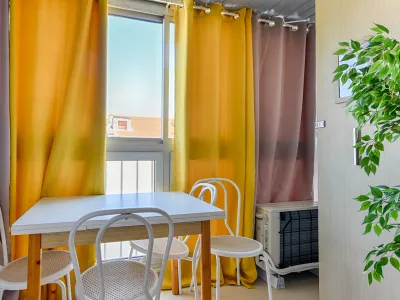 Studio with Loggia in Cannes' Carré d'Or | Steps from Palais des Festivals