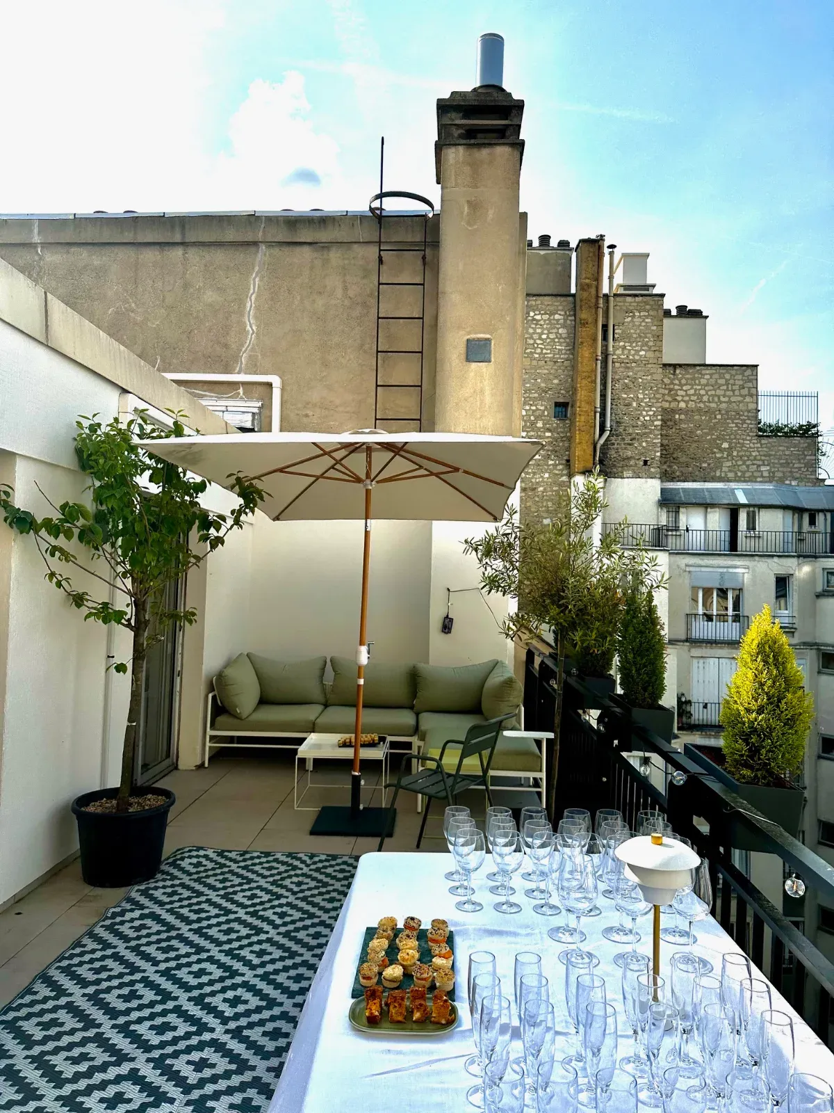 Parisian Duplex with Terraces for Events in Paris