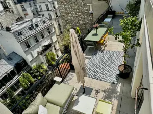 Parisian Duplex with Terraces for Events in Paris